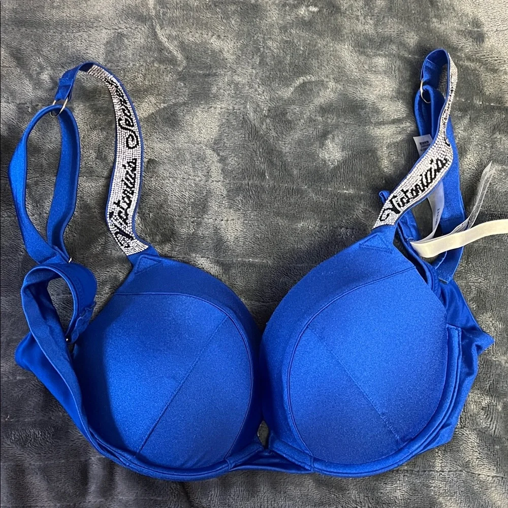 Victoria's Secret Blue Swim Top - Picture 1 of 3